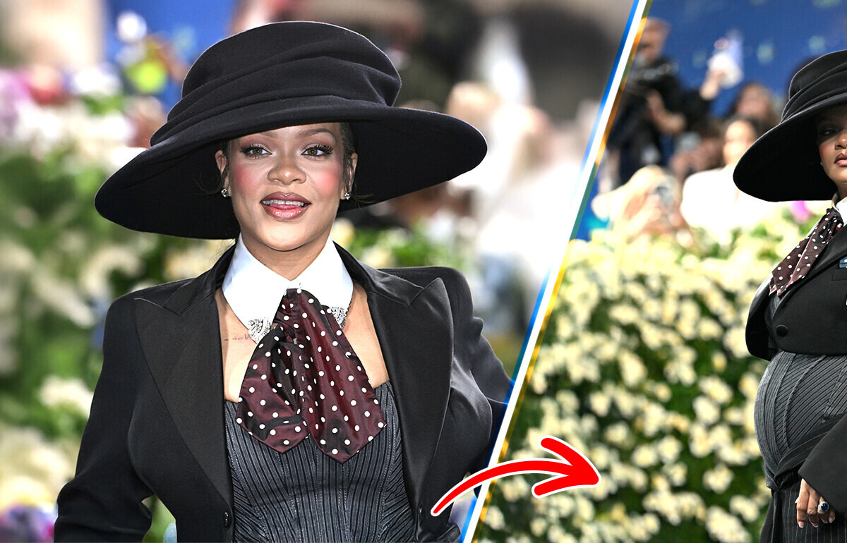 Rihanna revela gravidez no Met Gala, e um detalhe vira o centro das atenções