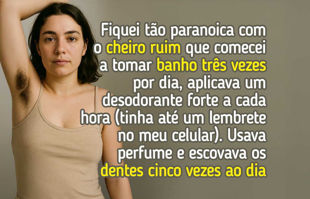 Meu marido dizia que eu cheirava mal, mas era ele quem escondia algo podre