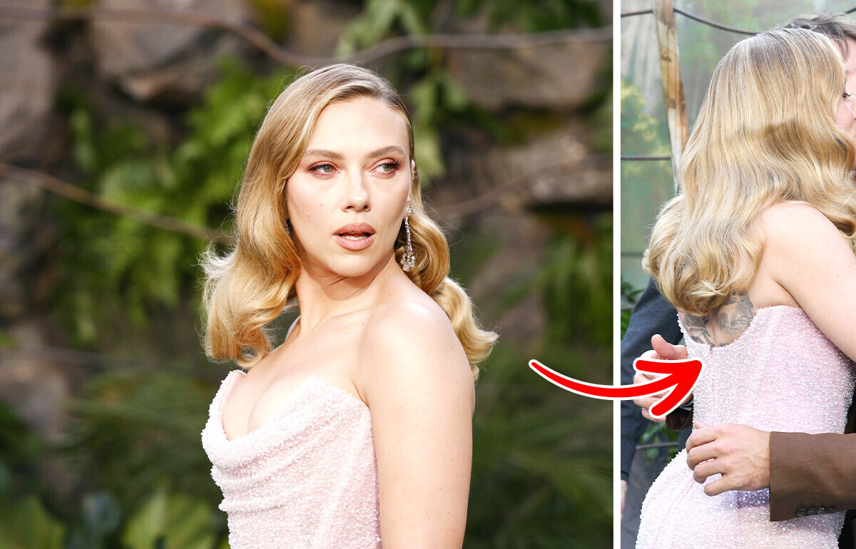 Scarlett Johansson beija de repente seu colega, e os fãs estão enlouquecendo com uma coisa