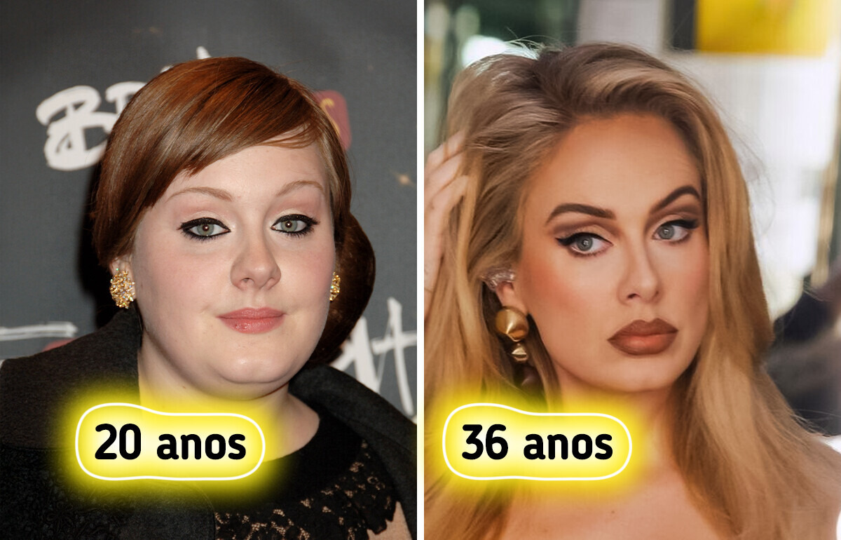 12 Metamorfoses impressionantes de famosos que atingiram seu auge 12 Metamorfoses impressionantes de famosos que atingiram seu auge