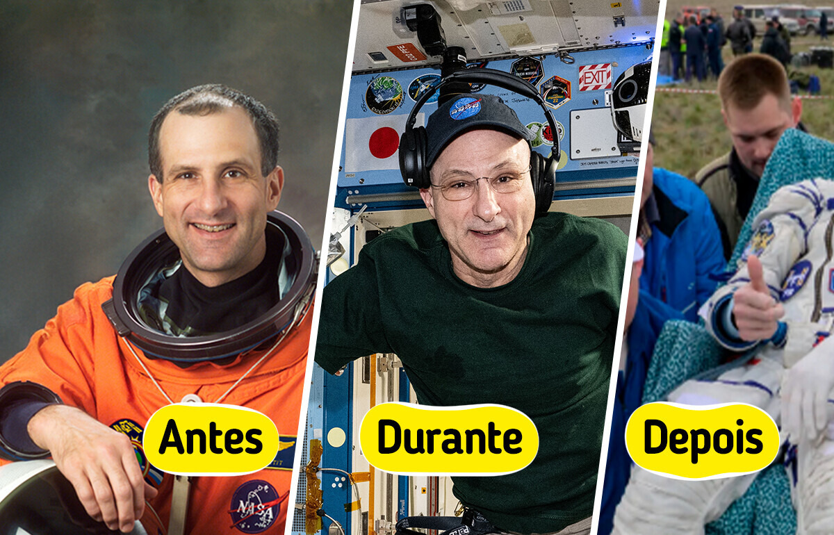 Após 7 meses no espaço, astronauta mais velho da NASA volta irreconhecível