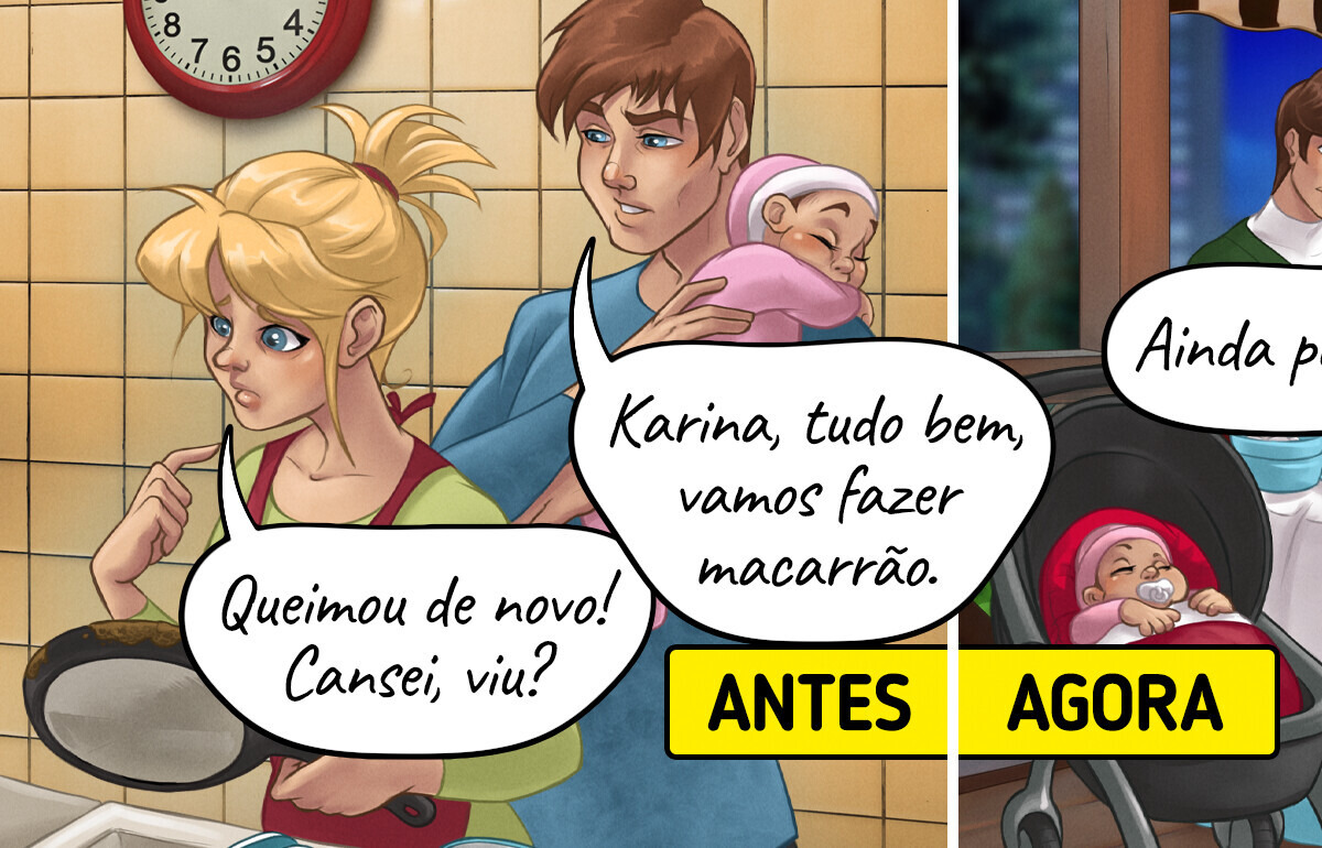 18 Quadrinhos que escancaram as diferenças entre pais de ontem e de hoje