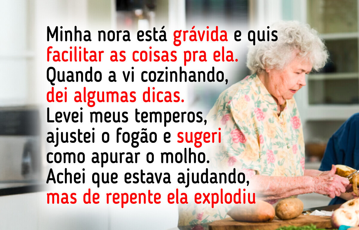 Minha intenção era apoiar, mas minha nora grávida se sentiu invadida