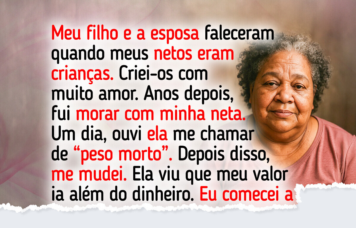 Minha neta achava que eu era um “peso morto” até eu dar a resposta que ninguém esperava