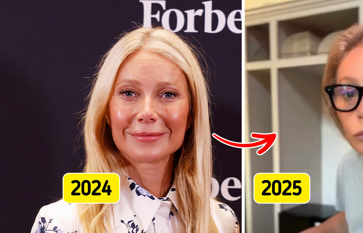 Gwyneth Paltrow posta vídeo caseiro e detalhe inesperado em seu rosto intriga seguidores