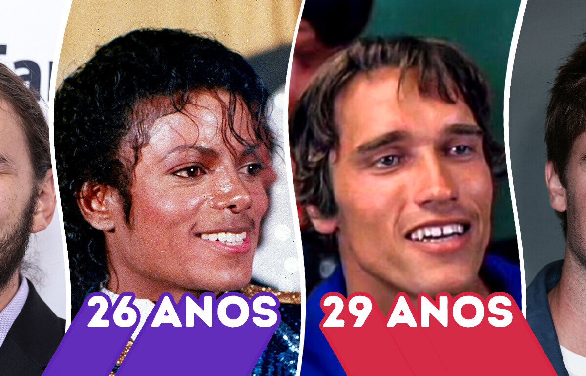 A semelhança entre pais famosos e seus filhos na mesma idade não passa despercebida