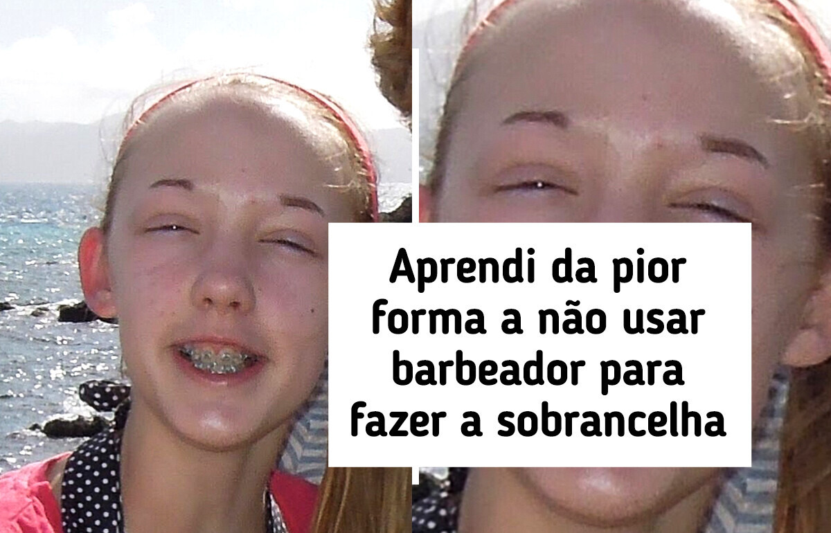 15 Pessoas que olharam suas fotos antigas e decidiram rir antes que outra pessoa risse