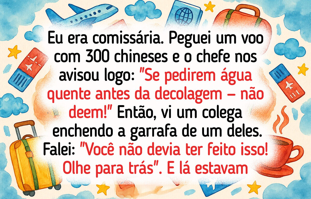 15+ Voos em que passageiros transformaram o tédio em pura diversão