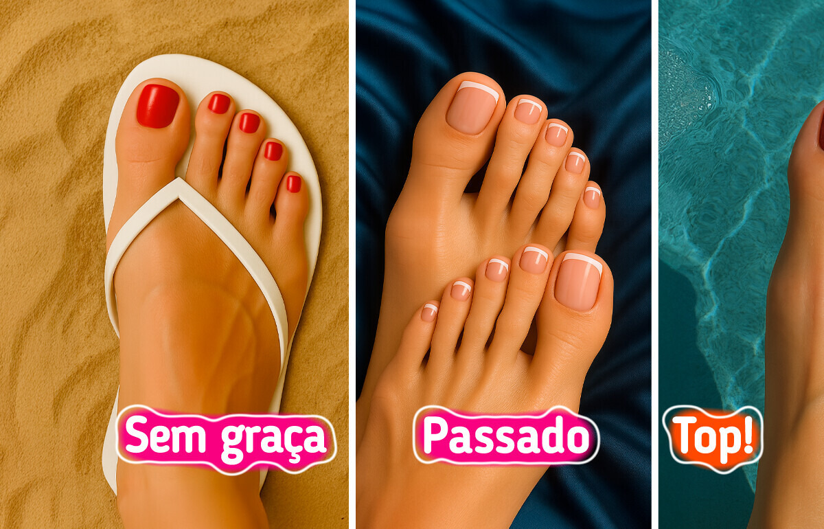 8 Tendências de pedicure para trazer o calor do verão até no inverno