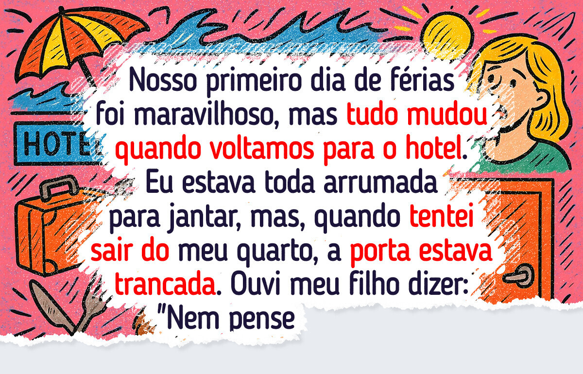 Achei que era uma viagem em família, até descobrir a verdade por trás do convite Achei que era uma viagem em família, até descobrir a verdade por trás do convite