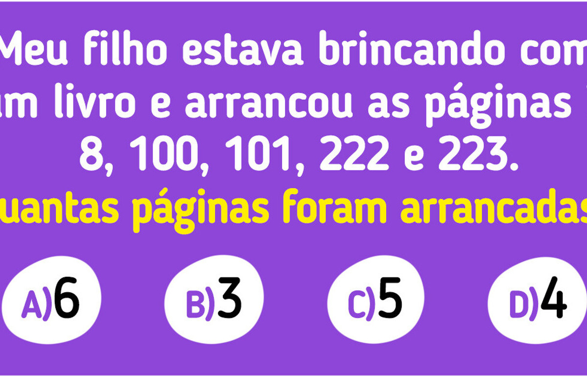 Teste: Será que sua mente está pronta para gabaritar esses desafios?