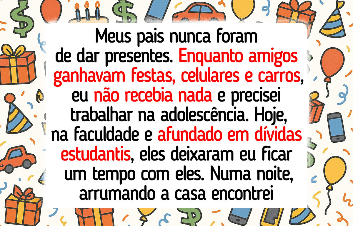 Nunca perdoarei meus pais pela vida que tiraram de mim