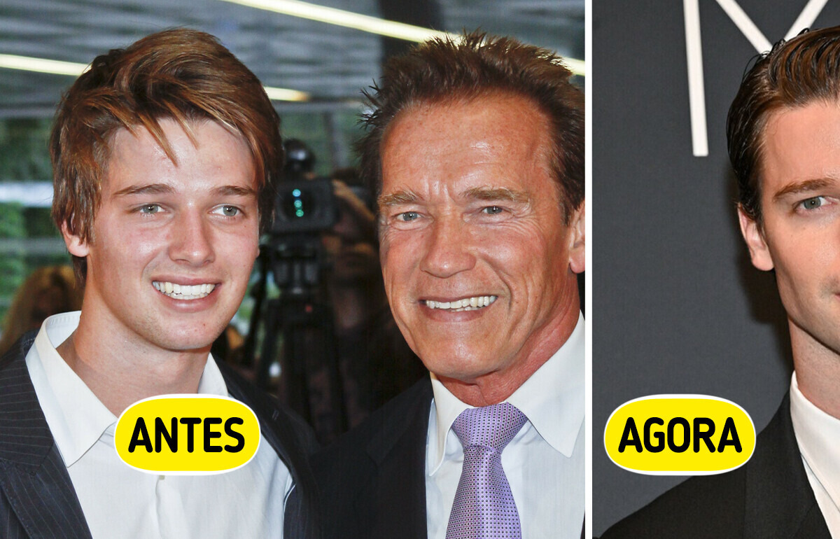 O herdeiro de Schwarzenegger surgiu em público e comparação com o pai roubou a cena