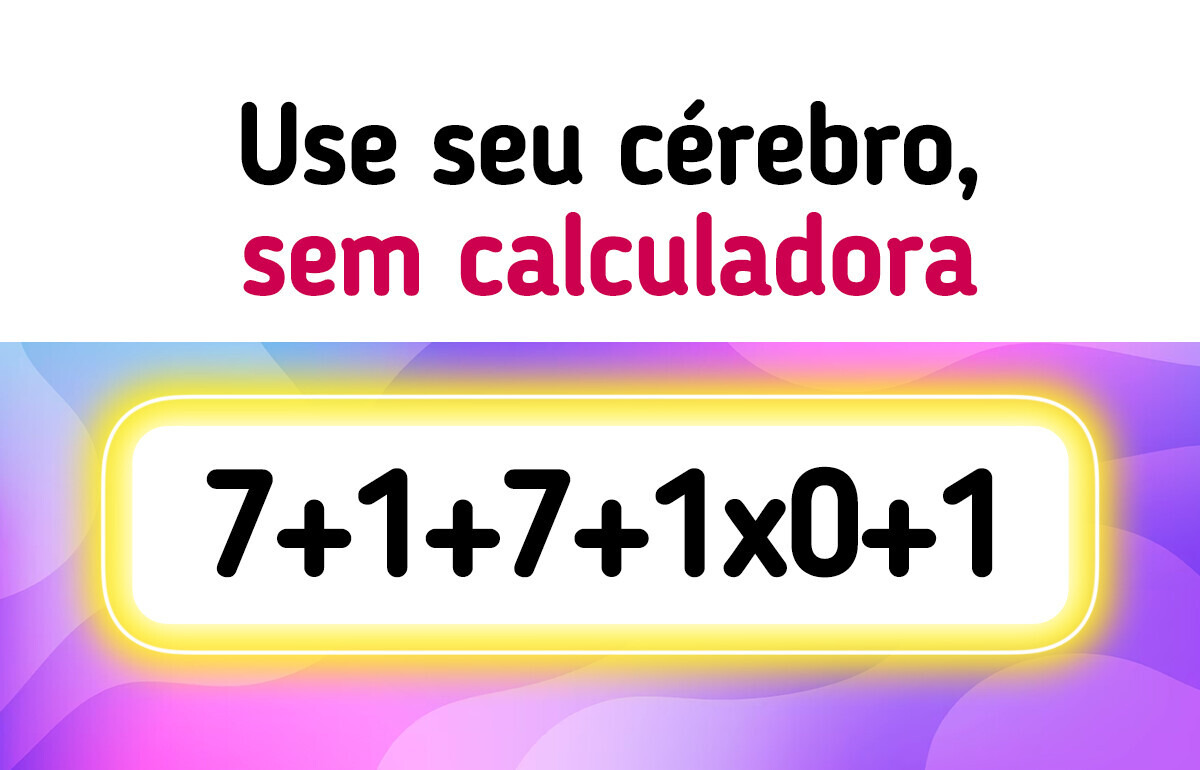 20 Enigmas que parecem simples até fazer seu cérebro dar um nó
