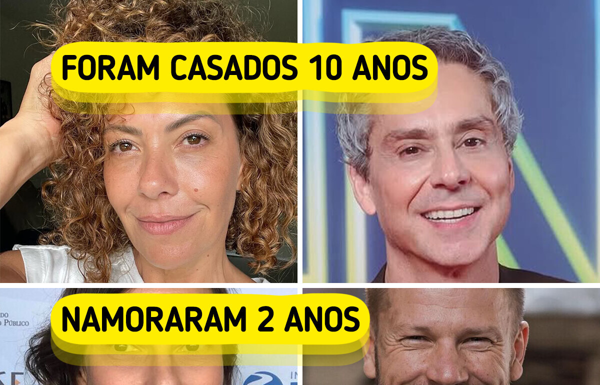 16 Duplas de famosos brasileiros que já foram casais e quase ninguém se lembra 16 Duplas de famosos brasileiros que já foram casais e quase ninguém se lembra