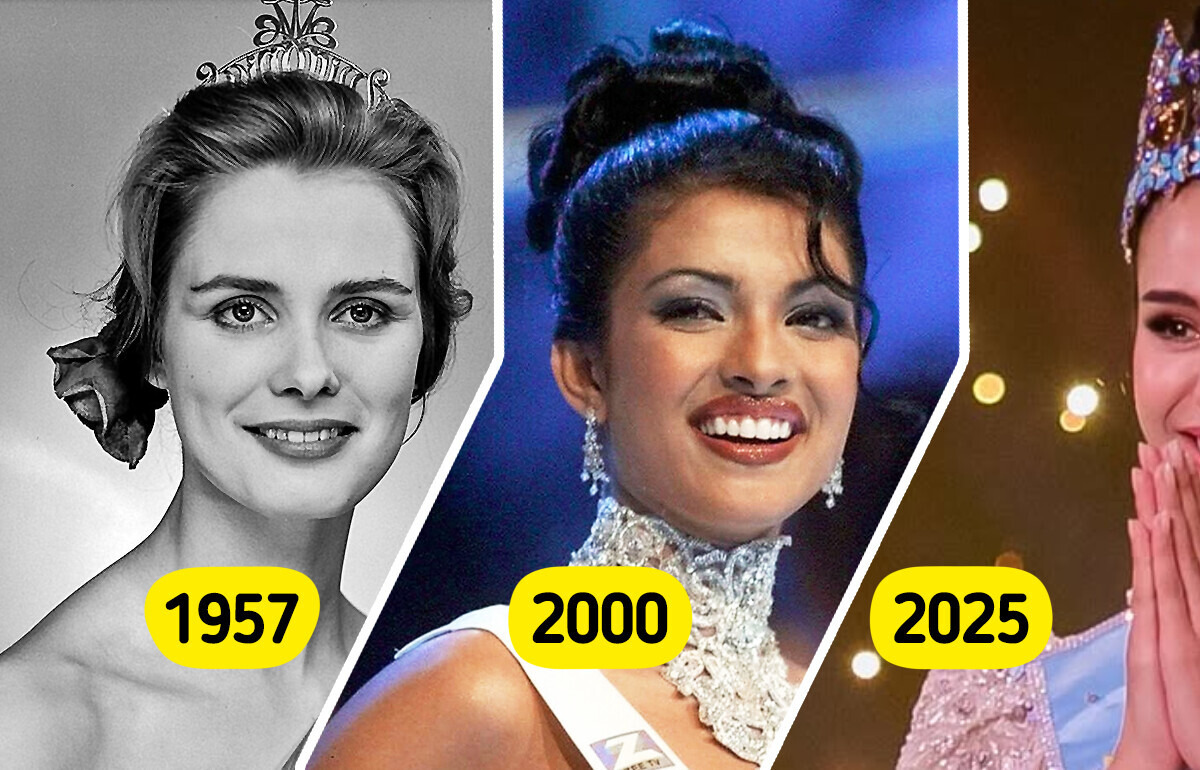 Do glamour ao moderno: Como o padrão de beleza do Miss Mundo mudou