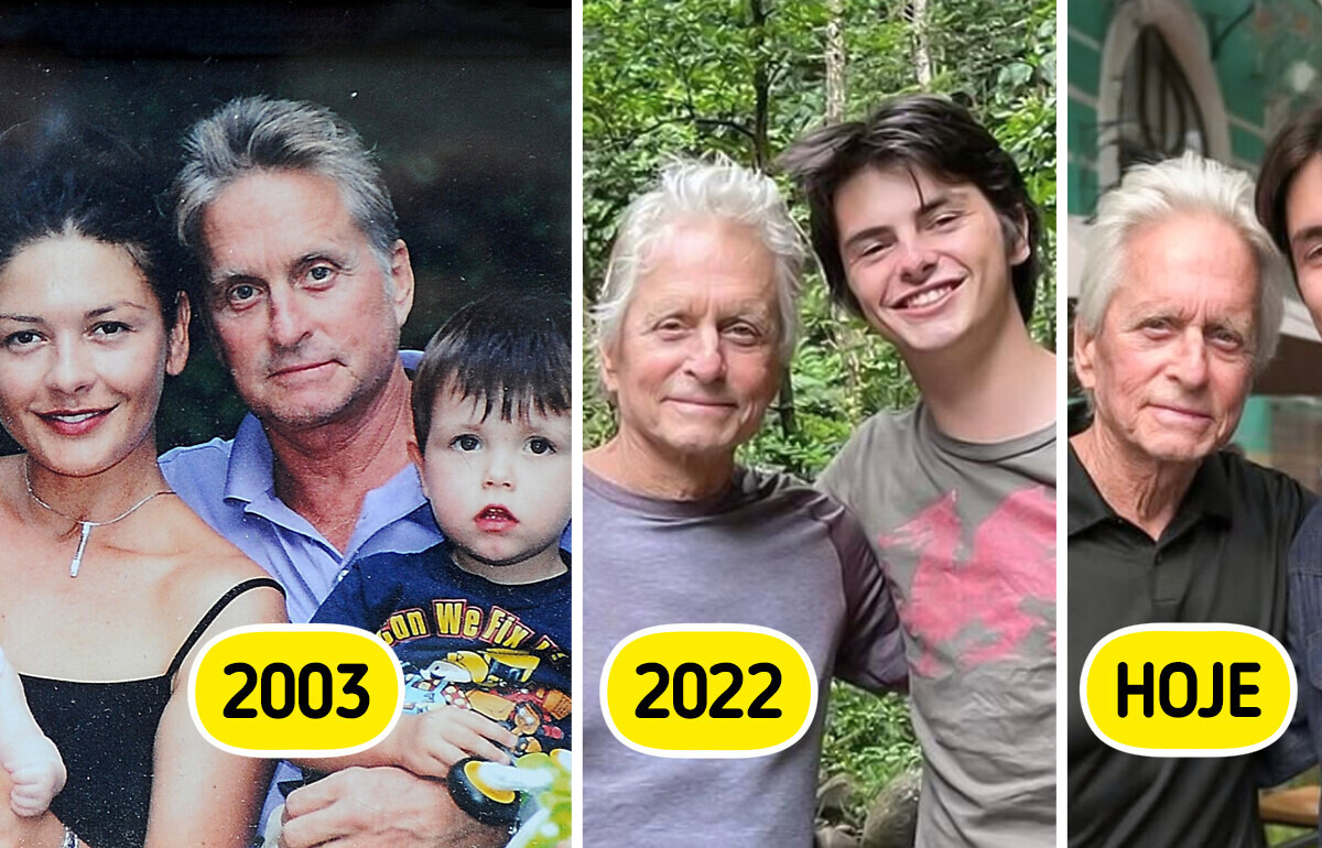 Michael Douglas surge em foto com o filho e todos só falam de um detalhe