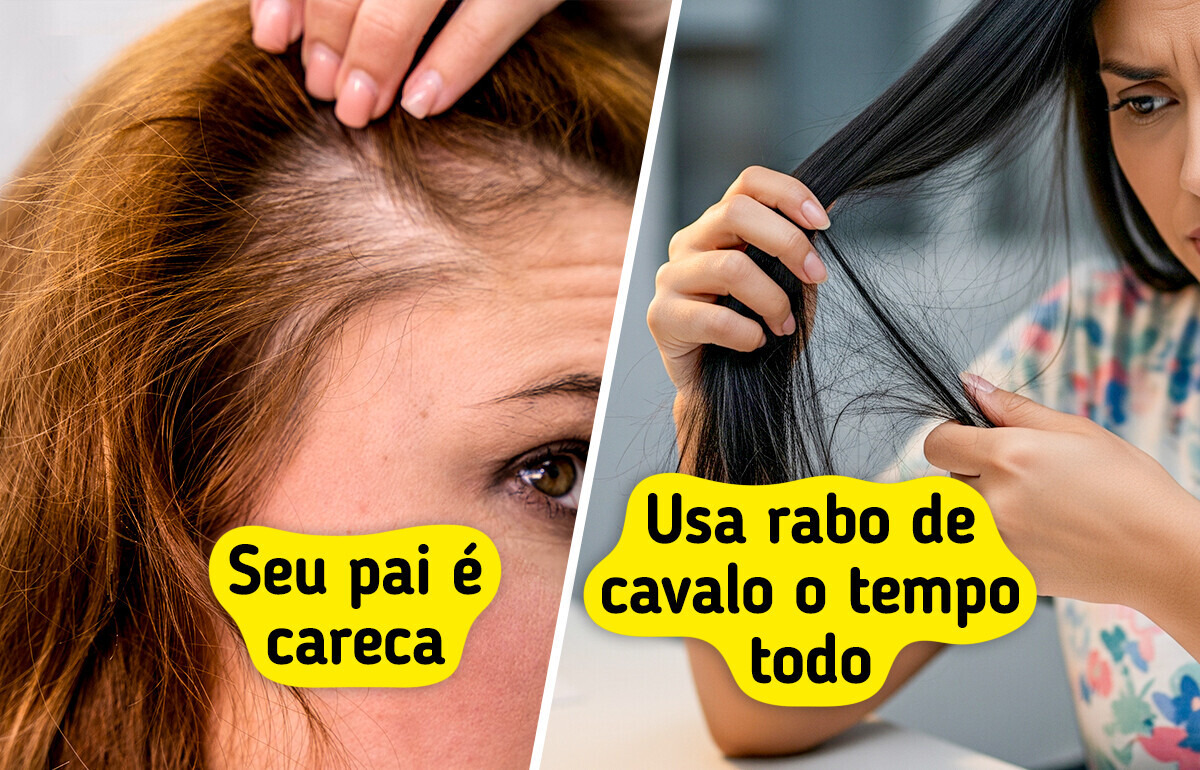 10 Hábitos comuns que contribuem para a queda de cabelo em mulheres jovens