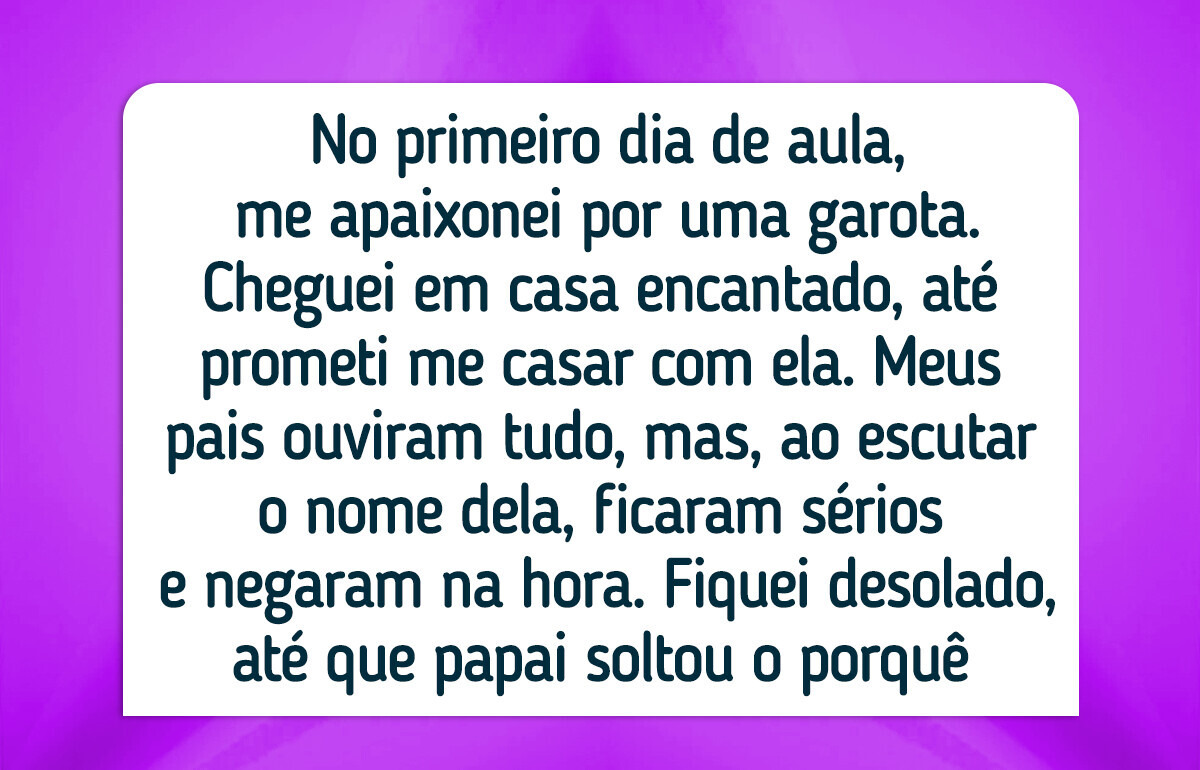 16 Relatos de amores à primeira vista que terminaram em desilusão