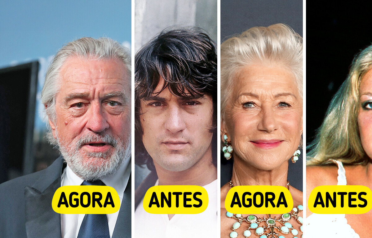 12 Celebridades que mudaram radicalmente ao longo das décadas