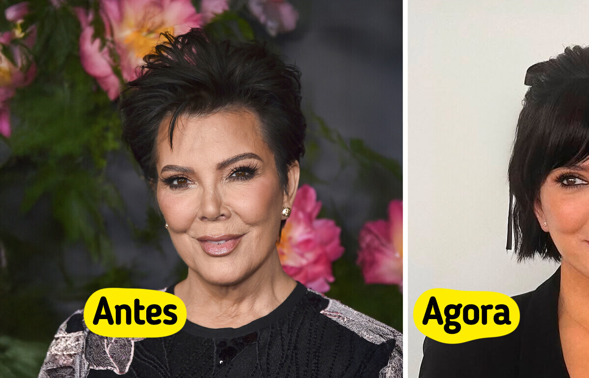 Kris Jenner muda o visual aos 69 anos e fãs a comparam com Kendall