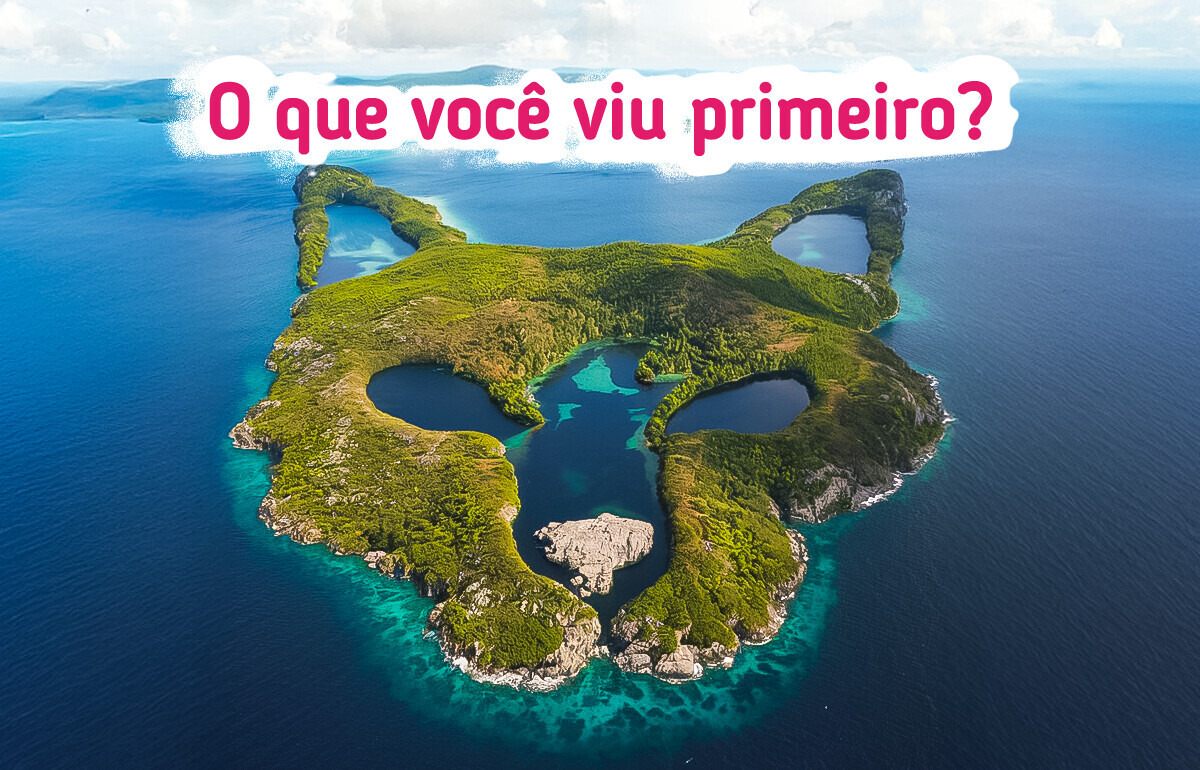 Sua primeira percepção desta imagem pode revelar traços da sua personalidade