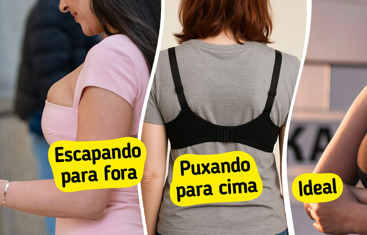 4 Sinais de que você está insistindo no sutiã errado