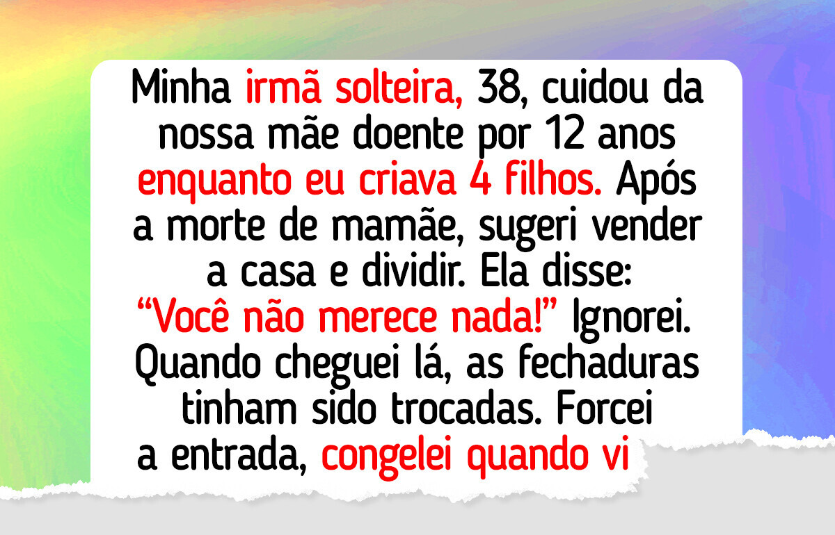 Recuso-me a abrir mão de meus direitos só porque não fui uma “filha dedicada” Recuso-me a abrir mão de meus direitos só porque não fui uma “filha dedicada”