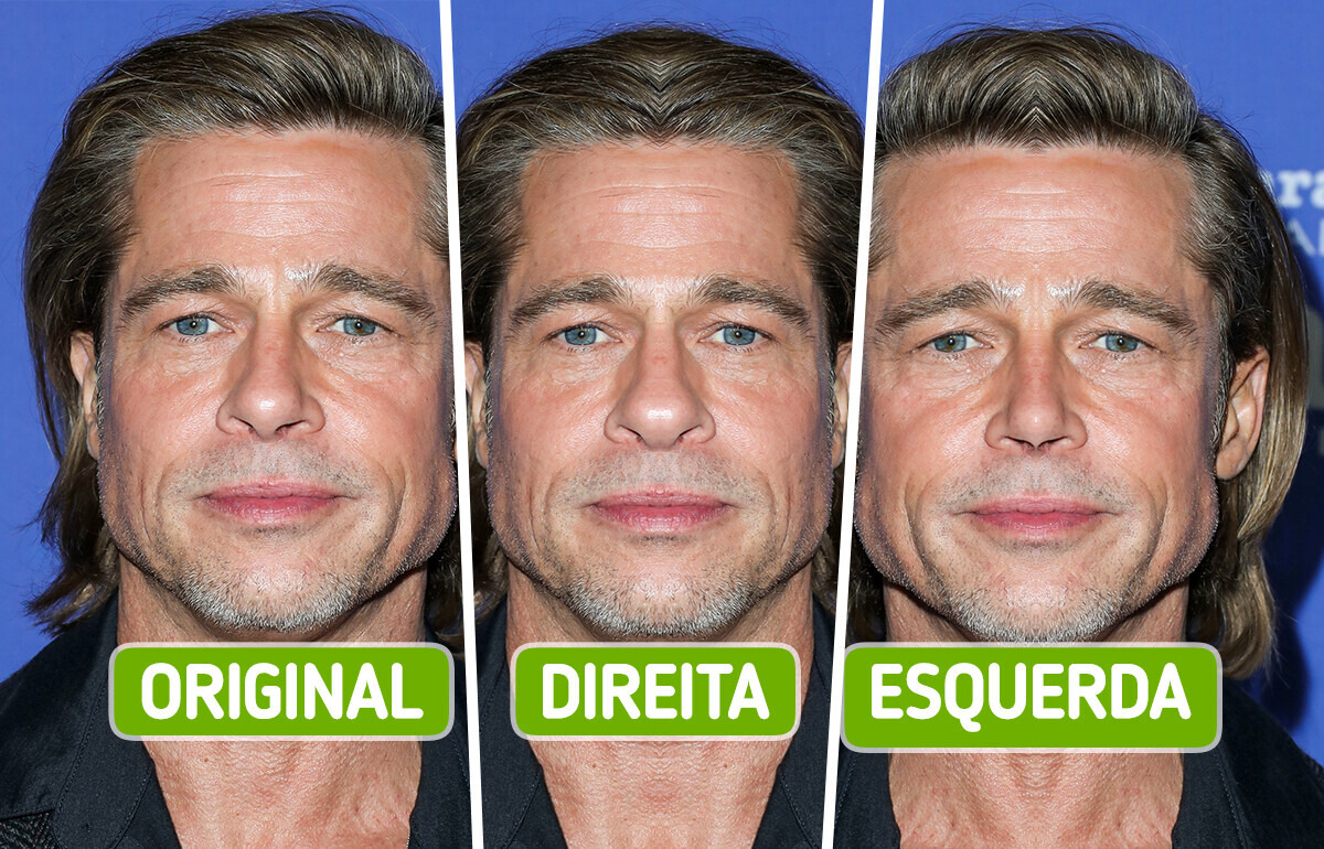 Como 12 de nossas estrelas favoritas ficariam se tivessem rostos simétricos