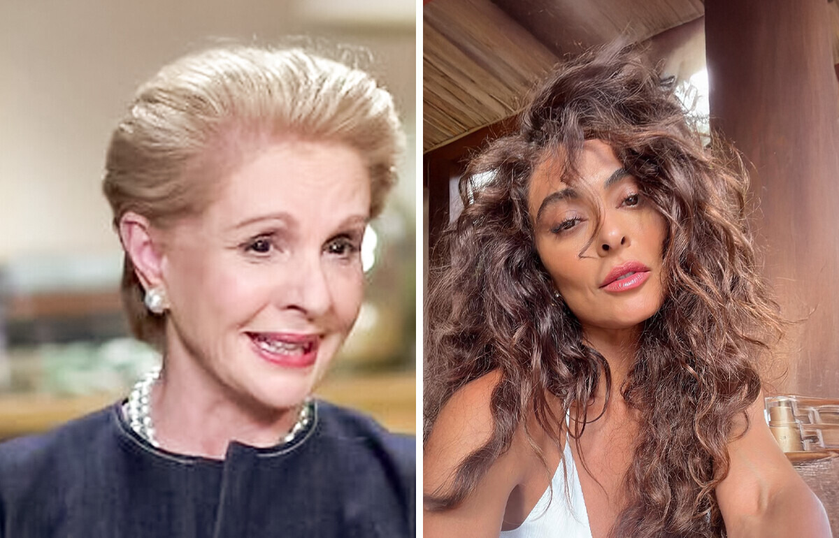 Carolina Herrera diz que mulheres de 40+ ficam “ridículas” de jeans e cabelo longo