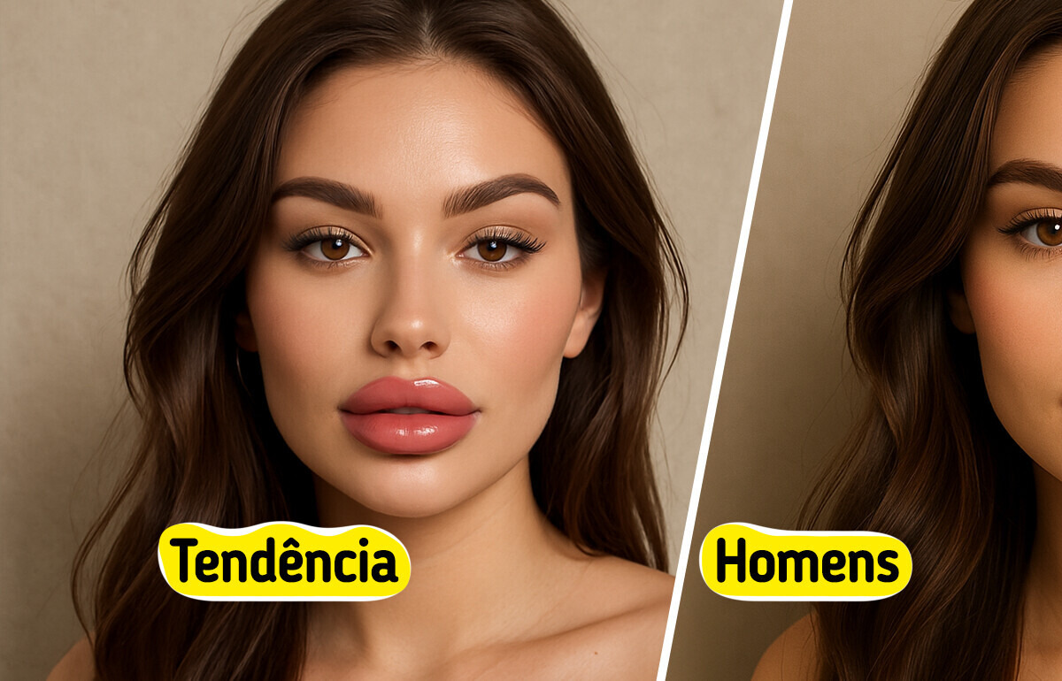 Estudo mostra que homens e mulheres discordam (e muito) sobre os lábios perfeitos Estudo mostra que homens e mulheres discordam (e muito) sobre os lábios perfeitos
