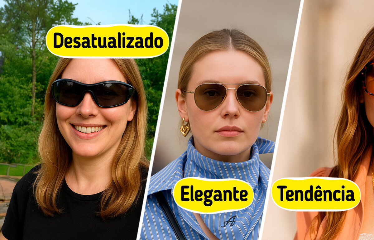 7 Tendências de óculos de sol estilosos para cada formato de rosto em 2025 7 Tendências de óculos de sol estilosos para cada formato de rosto em 2025