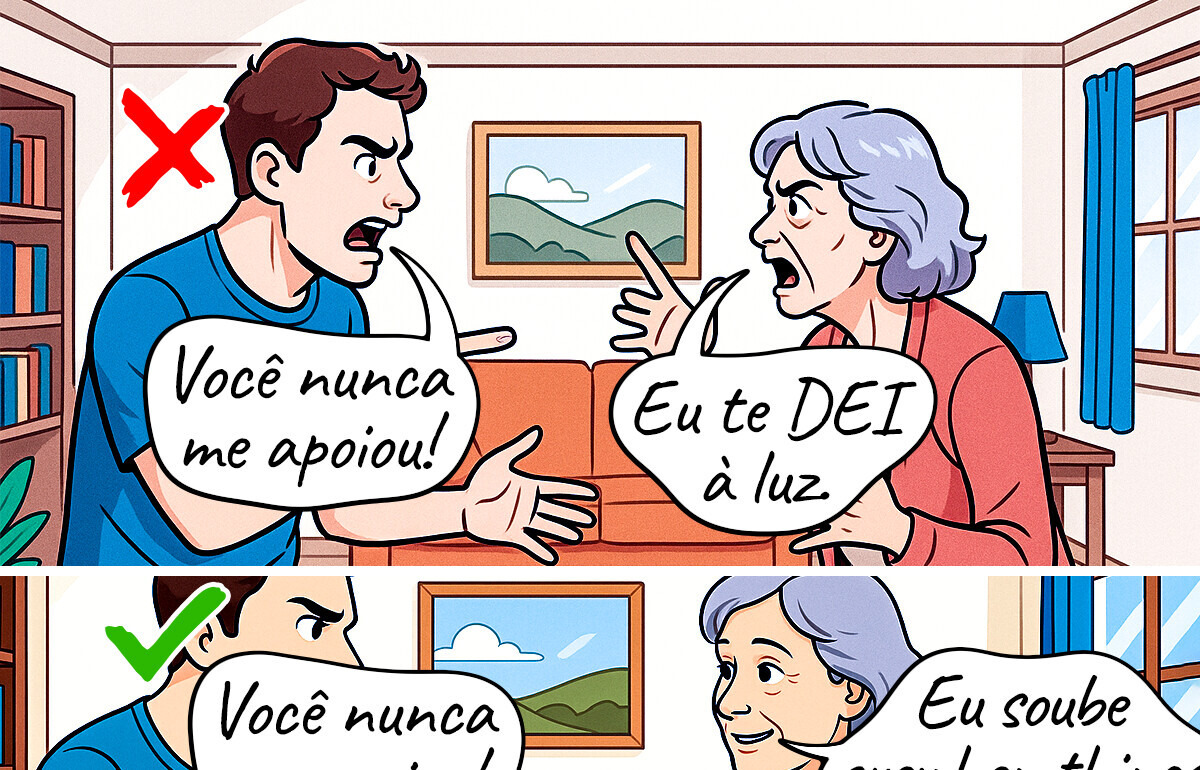 Como lidar com o desrespeito do seu filho adulto sem piorar o problema