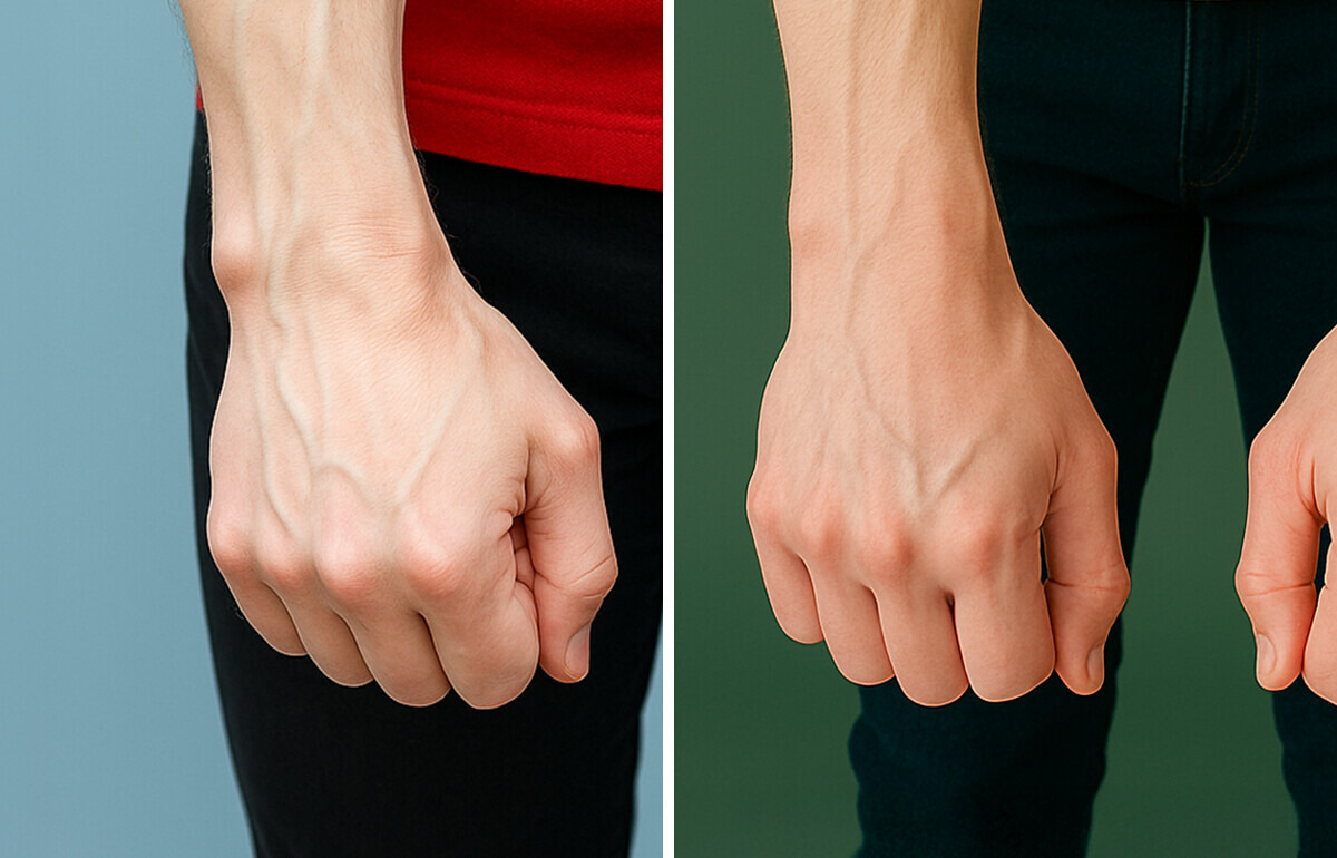 O que significa quando as veias do corpo ficam mais saltadas O que significa quando as veias do corpo ficam mais saltadas