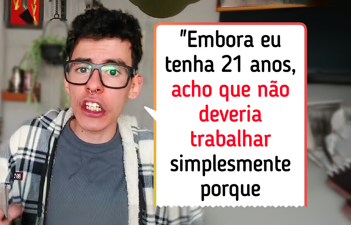 “Nasci sem consentimento”, jovem se recusa a trabalhar e o motivo viraliza “Nasci sem consentimento”, jovem se recusa a trabalhar e o motivo viraliza