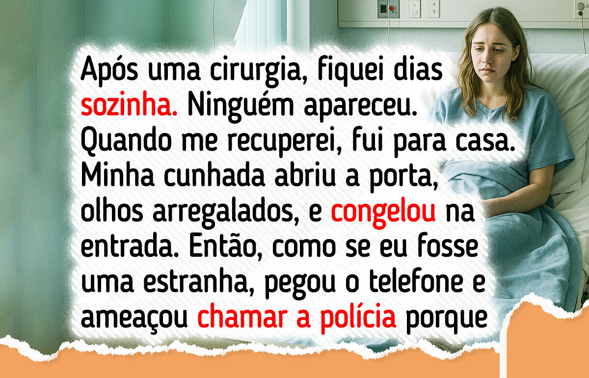 Tudo que eu precisava era apoio, mas minha cunhada me excluiu da família Tudo que eu precisava era apoio, mas minha cunhada me excluiu da família