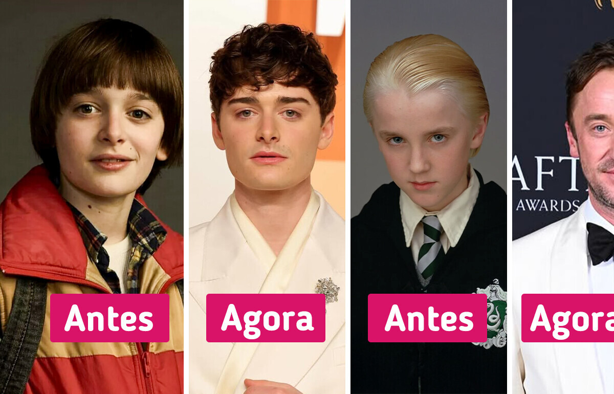 12 Famosos que cresceram num piscar de olhos, bem diante das câmeras