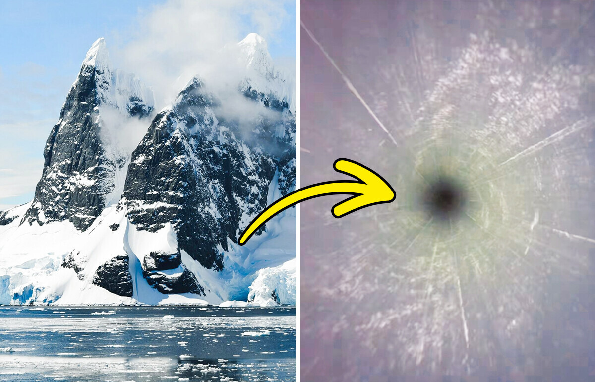 Jogaram uma câmera em buraco de gelo na Antártica e esse foi o resultado