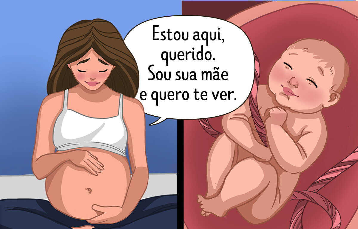 Como os bebês começam a aprender no útero e 4 formas de estimular esse processo