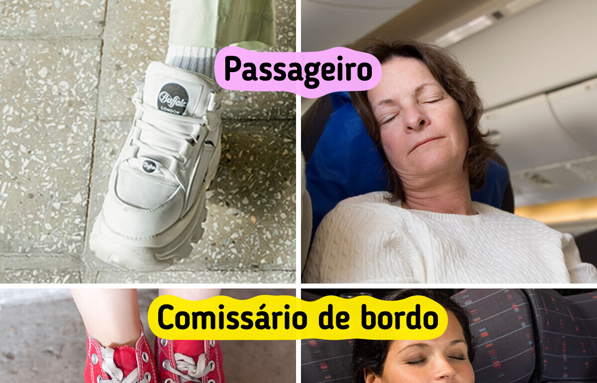10 Truques de comissários de bordo para voar sem estresse e confortável