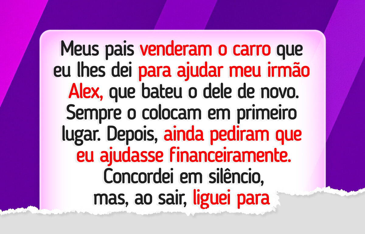 Não quero ficar consertando os erros do meu irmão, isso não é minha responsabilidade