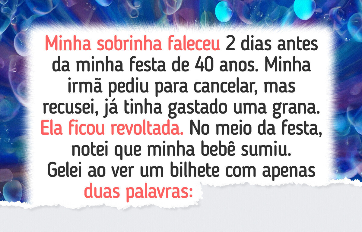 Recusei-me a cancelar meu aniversário, mesmo após uma tragédia na família Recusei-me a cancelar meu aniversário, mesmo após uma tragédia na família