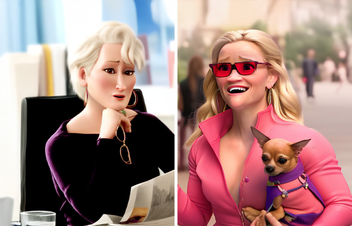 Como seriam 15 personagens lendários do cinema em versão desenho animado Como seriam 15 personagens lendários do cinema em versão desenho animado