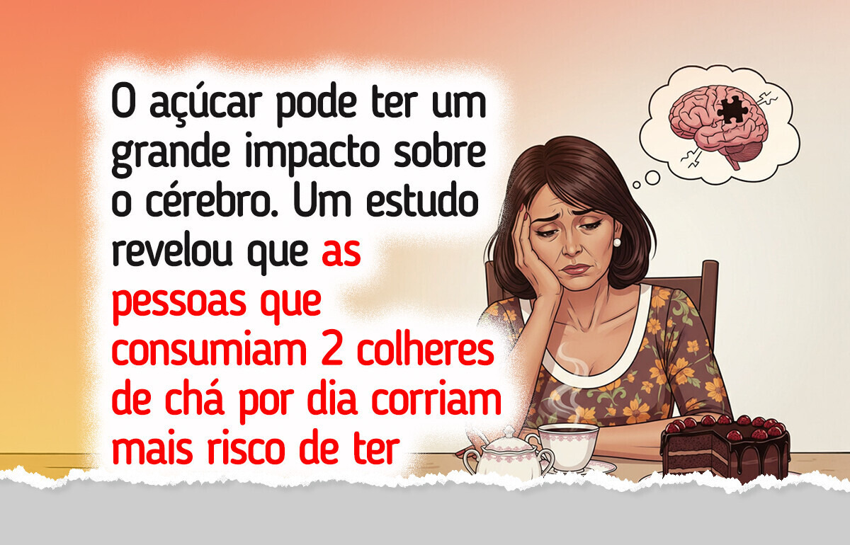 Nova descoberta revela o impacto do açúcar na saúde do cérebro