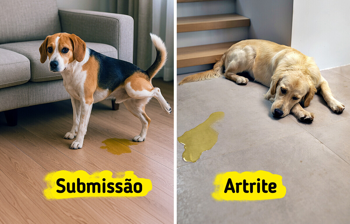 10 Sinais de que o xixi do seu cão dentro de casa é um alerta, não um simples acidente