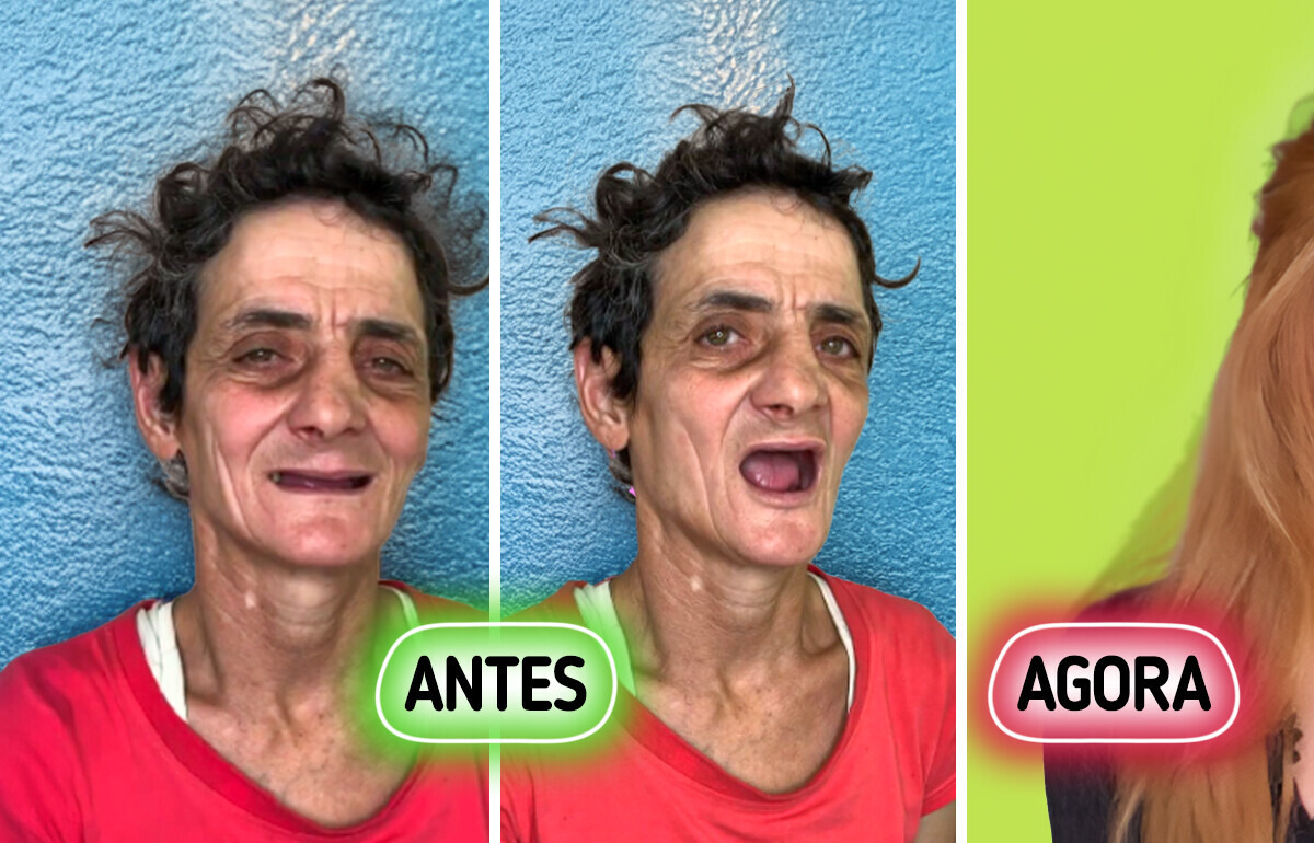 Transformação de moradora de rua dá o que falar:"Podia ter deixado mais natural"