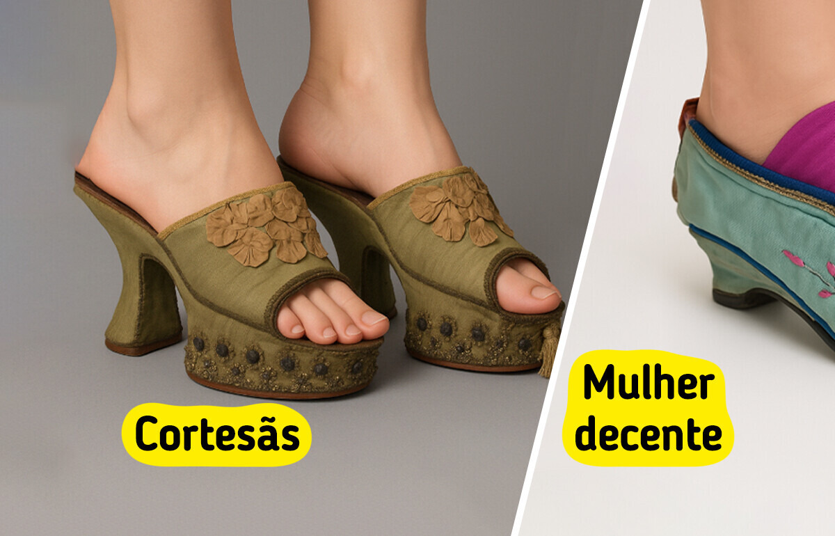 6 Calçados do passado que desafiam a lógica, o conforto e até a coluna vertebral