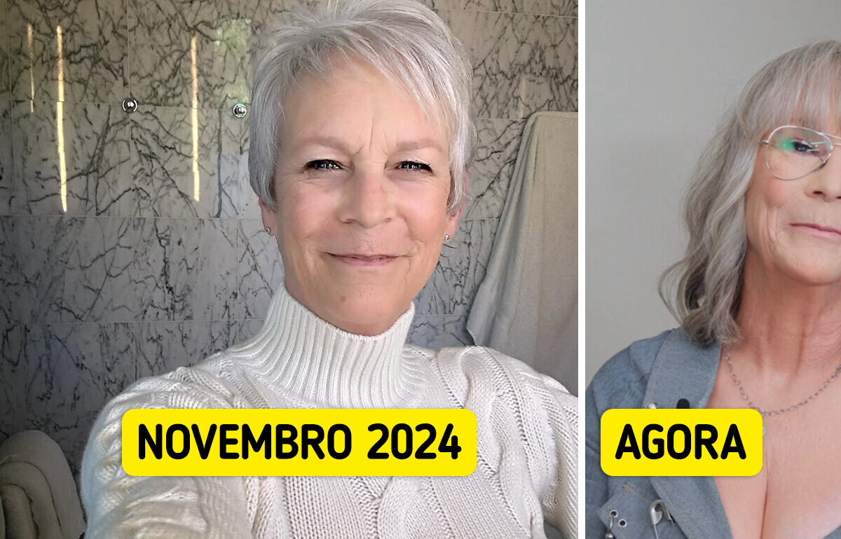 Jamie Lee Curtis, 66 anos, arrasa com decote e comentários de fãs bombam
