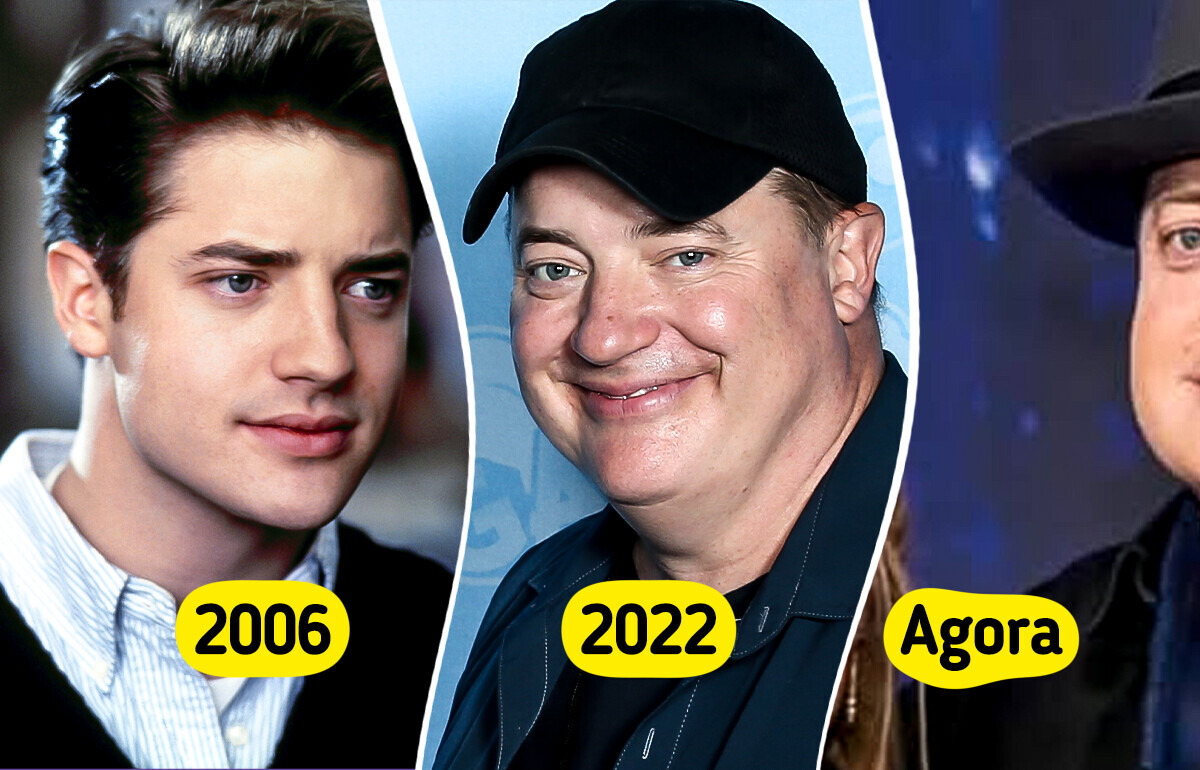 Brendan Fraser apareceu com a namorada e o público não soube lidar com tanto carisma