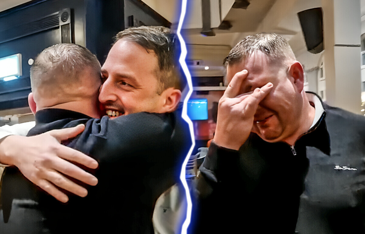 O plano da esposa era simples, mas a reação do marido ganhou o coração de todo mundo